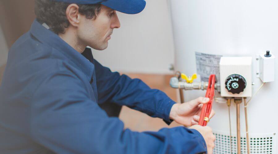 Local tankless water heater installation in Webb, IA